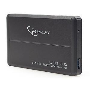 Caixa Externa USB3.0 Aluminio p/ Disco Rigido 2,5 SATA - GEMBIRD