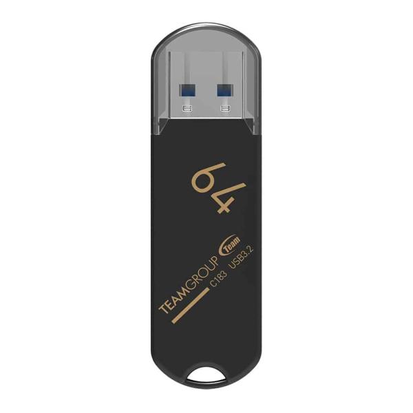 Pen Drive Team Group C183 64Gb Usb 3.1 Preto — Recondicionado