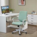 Cadeira de Escritório Ergonómica Giratória e com Altura Ajustável e Suporte Lombar 62x69x92 - 100 cm Verde