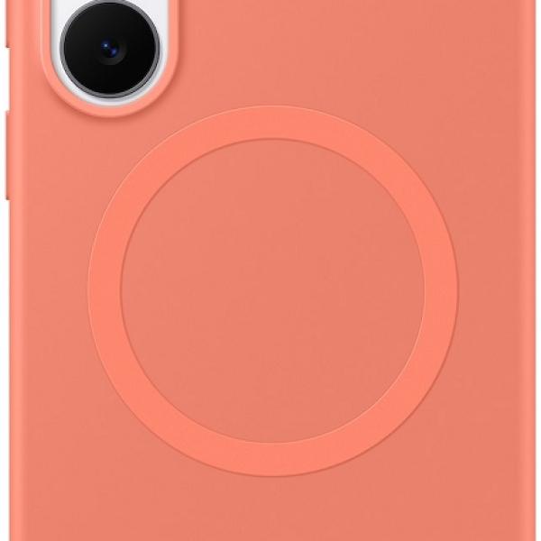Capa Magnética de Silicone p/ Galaxy S26+ (Vermelho Coral) - SAMSUNG