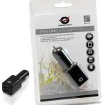 Carregador Universal Isqueiro 12/24V 2x USB 4,2A (Preto) - CONCEPTRONIC