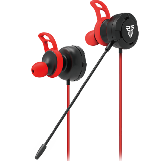 Auriculares In - Ear EG1 Gaming Earplug Jack 3.5mm (Preto/Vermelho) - FANTECH