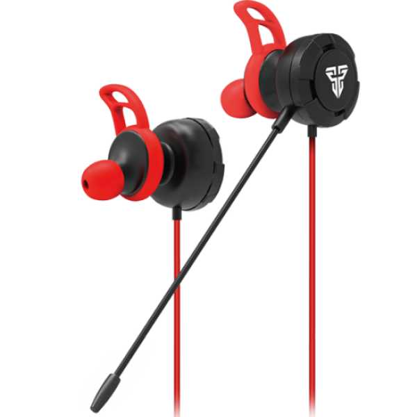 Auriculares In - Ear EG1 Gaming Earplug Jack 3.5mm (Preto/Vermelho) - FANTECH