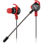 Auriculares In - Ear Scar EG2 Gaming Earplug Jack 3.5mm (Preto/ Vermelho) - FANTECH