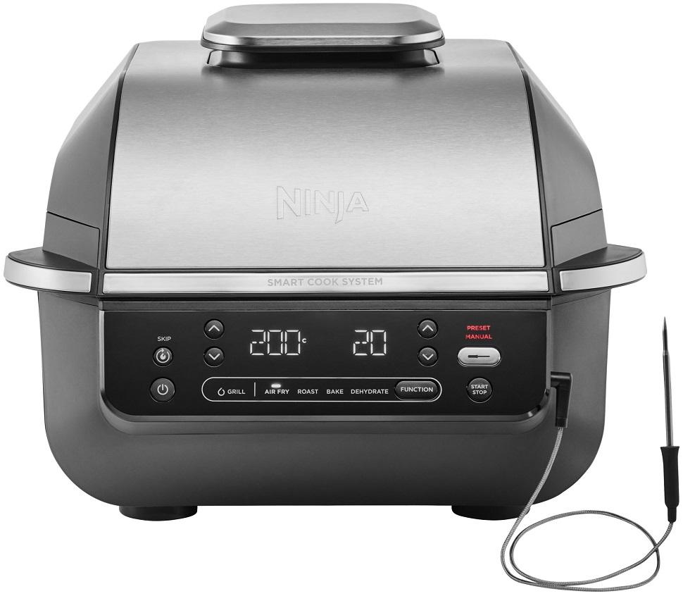 Fritadeira Air Fryer 5 - EM - 1 5.7L 1760W c/ Grill (Preto/Prateado) - NINJA