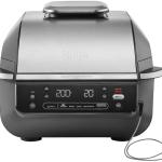 Fritadeira Air Fryer 5 - EM - 1 5.7L 1760W c/ Grill (Preto/Prateado) - NINJA