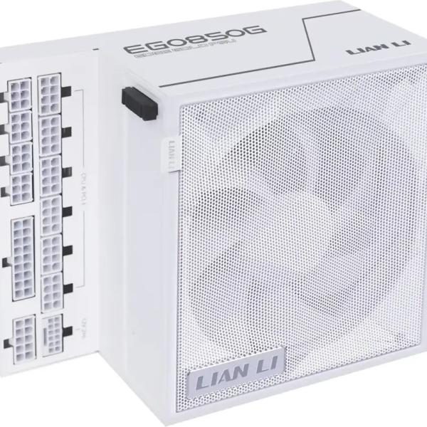 Fonte de Alimentação ATX Lian Li Edge 850W ATX 3.1/PCIe 5.1 80 Plus Gold Full Modular Branca - LIANL