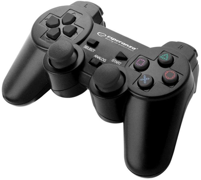 Comando p/ PC/Playstation 3 USB 2.0 (Preto) - ESPERANZA