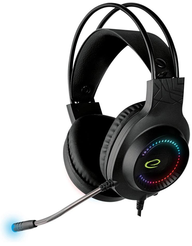 Auscultadores Headset Gaming Courser 3.1 Surround Sound (Preto) - ESPERANZA