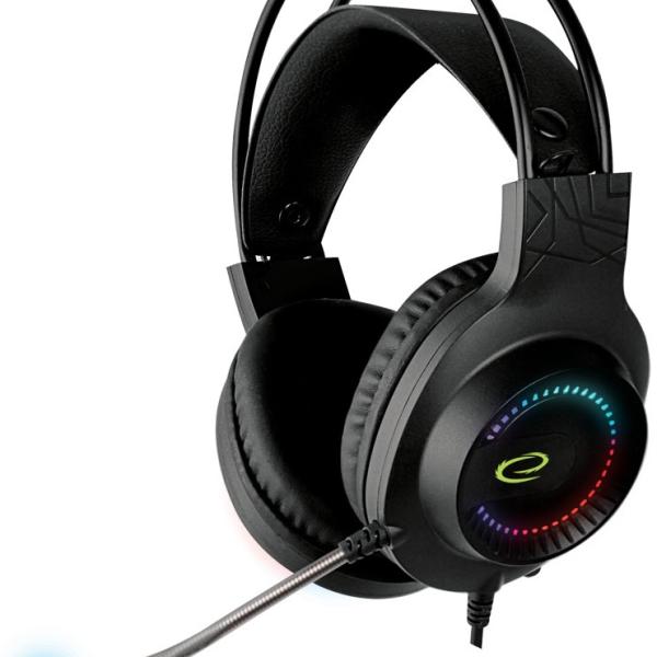 Auscultadores Headset Gaming Courser 3.1 Surround Sound (Preto) - ESPERANZA