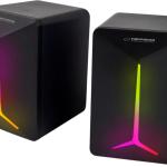 Colunas 2.0 Rainbow Frevo 2x 2,5W LED (Preto) - ESPERANZA