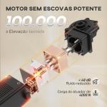 Poltrona Relax com Aquecimento Lombar e Massagem por Vibração Reclinável USB e Função de Memória 82x99x106 cm Bege
