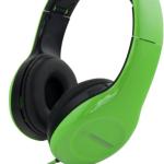 Auscultadores Soul c/ Fios Stereo (Preto/Verde) - ESPERANZA