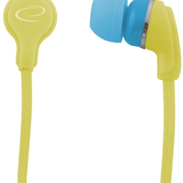 Auriculares Neon c/ Fios Stereo (Amarelo) - ESPERANZA