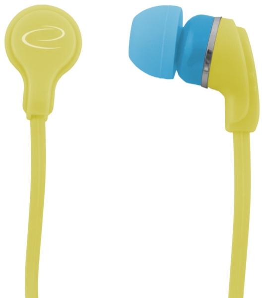 Auriculares Neon c/ Fios Stereo (Amarelo) - ESPERANZA