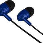 Auriculares Stereo c/ Fios e Microfone (Preto/Azul) - ESPERANZA