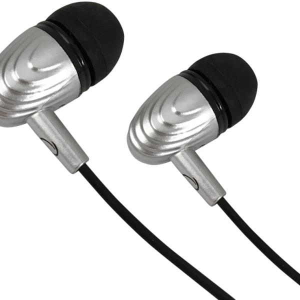 Auriculares Stereo c/ Fios e Microfone (Preto/Branco) - ESPERANZA