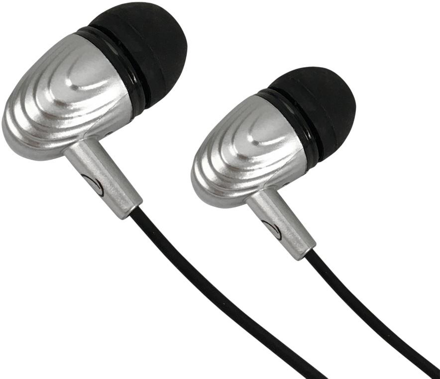 Auriculares Stereo c/ Fios e Microfone (Preto/Branco) - ESPERANZA