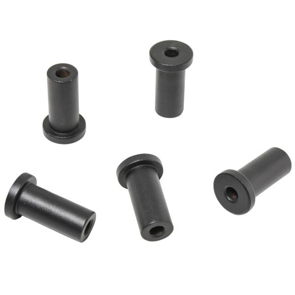 Conjunto de ferragens para porta deslizante dupla Suporta 90 kg 200 cm de comprimento Preto