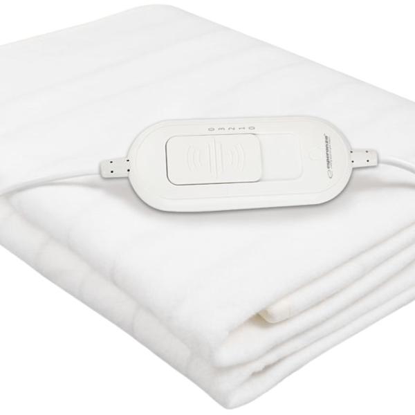Cobertor Eléctrico Cetim (Branco) - ESPERANZA