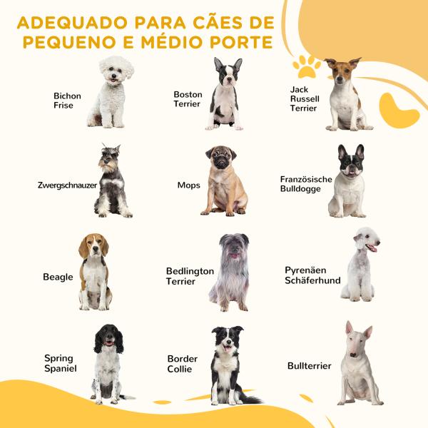 Barreira para Cães de Madeira Barreira para Animais de Estimação Dobrável de 3 Painéis com 1 Porta e Pés de Apoio 155x35,5x76 cm Branco