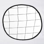 Baliza de Futebol para Crianças com Lona de Precisão e Ponteria para Treino e Aperfeiçoamento 240x88x174 cm Branco