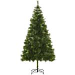 Árvore de Natal 210cm Árvore de Natal Artificial com 505 Ramos e Suporte Metálico Ø90x210cm Verde