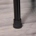 Trampolim Fitness Ø81cm Trampolim de Aço com Borda Protetora e 28 Molas para Exercícios em Interior E Exterior Carga 100kg 81x81x22,5cm Preto e Azul