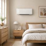 Aquecedor Elétrico Cerâmico de Parede 2000W com 3 Modos Temporizador Detecção de Janelas Abertas 54x18,7x12,3 cm Branco