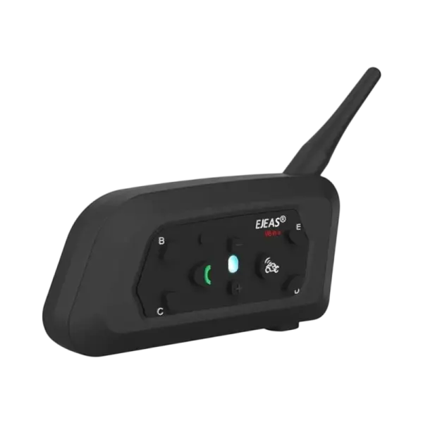 Intercomunicador V6PRO+ p/ Capacete Motociclo (Preto) - EJEAS