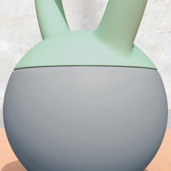 Kettlebell de 6 kg Pesa Russa Preenchida de Areia Metálica e Alça Antiderrapante para Treino em Casa Ginásio 19x19x28 cm Cinzento
