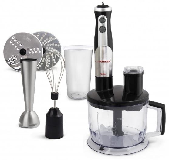 Varinha Mágica 800W (Aço Inoxidável) c/ Acessórios - ESPERANZA EKM004