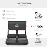 3 em 1 Placa supina multifuncional Equipamento Abdominal para Exercícios Abdominais carga 120 kg