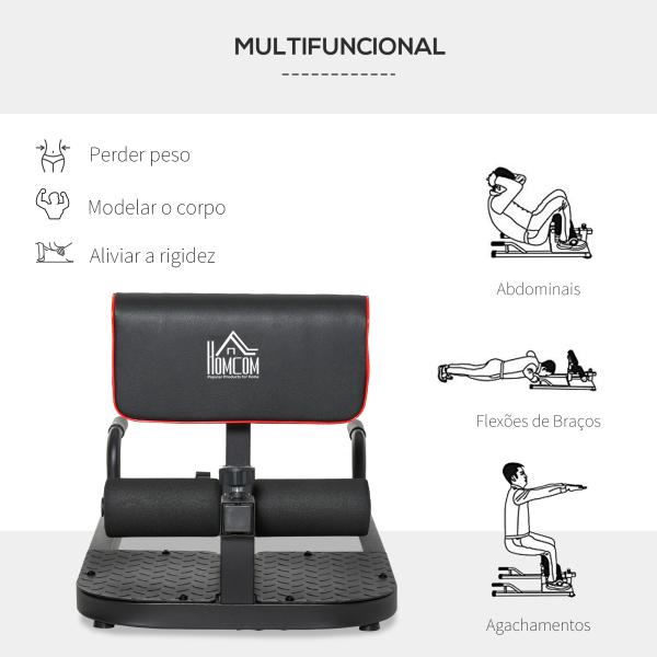 3 em 1 Placa supina multifuncional Equipamento Abdominal para Exercícios Abdominais carga 120 kg
