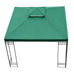 Toldo de Substituição 3x3m para Pérgolas Toldo de Substituição de Pérgolas de Jardim Verde