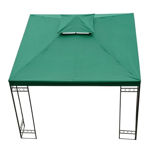 Toldo de Substituição 3x3m para Pérgolas Toldo de Substituição de Pérgolas de Jardim Verde