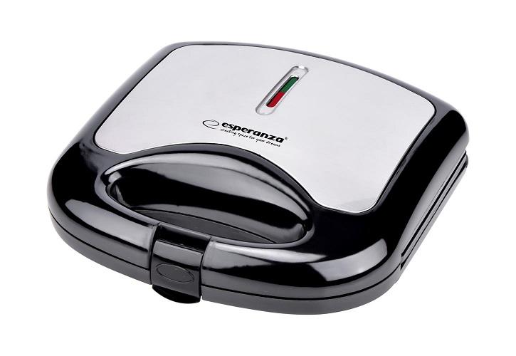 Sanduicheira ASIAGO 1000W (Preto/Inox) - ESPERANZA