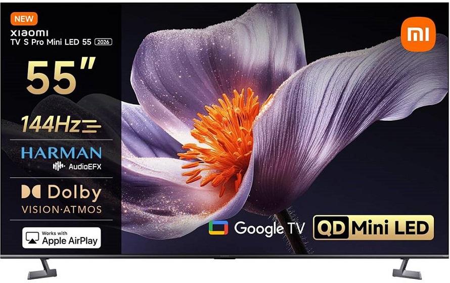 Smart TV TV S Pro QD - Mini LED (2026) 55 4K Ultra HD Google TV - XIAOMI