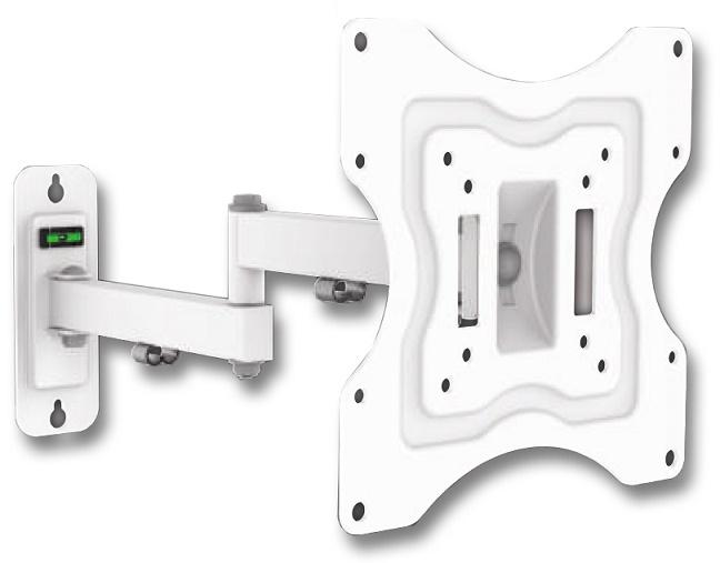 Suporte LCD/LED 23 ~ 42 VESA 200/200 15Kg (2 Braços) Branco - JollyLine