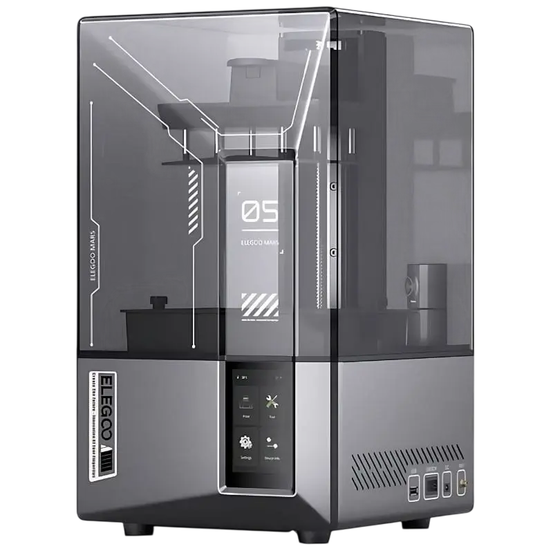 Impressora de Resina 3D Mars 5 Ultra 7 9K Mono LCD (153 x 77 x 165 mm) - ELEGOO