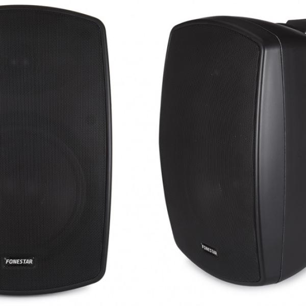 Colunas Amplificadas 2x 20W RMS Wi - Fi Preto (Par) - FONESTAR