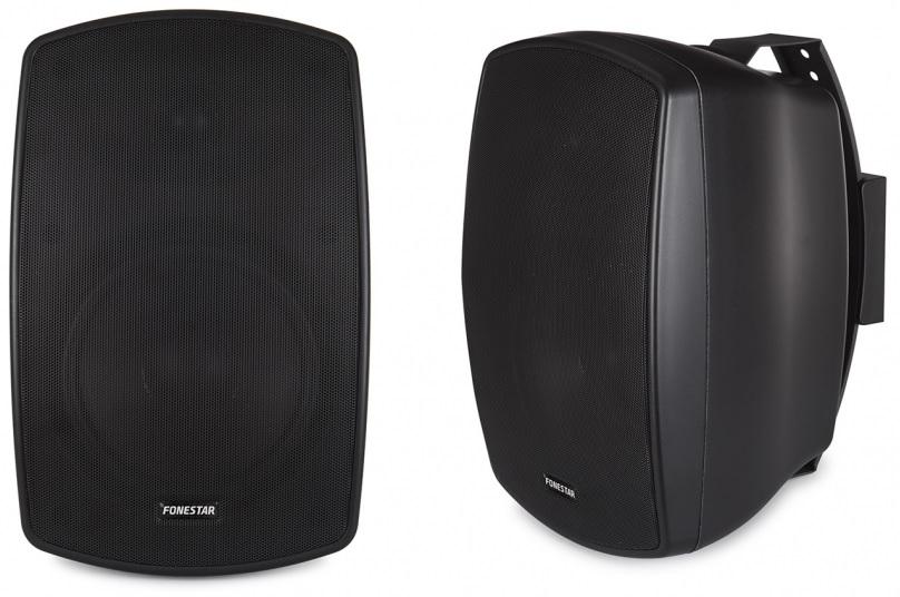 Colunas Amplificadas 2x 20W RMS Wi - Fi Preto (Par) - FONESTAR