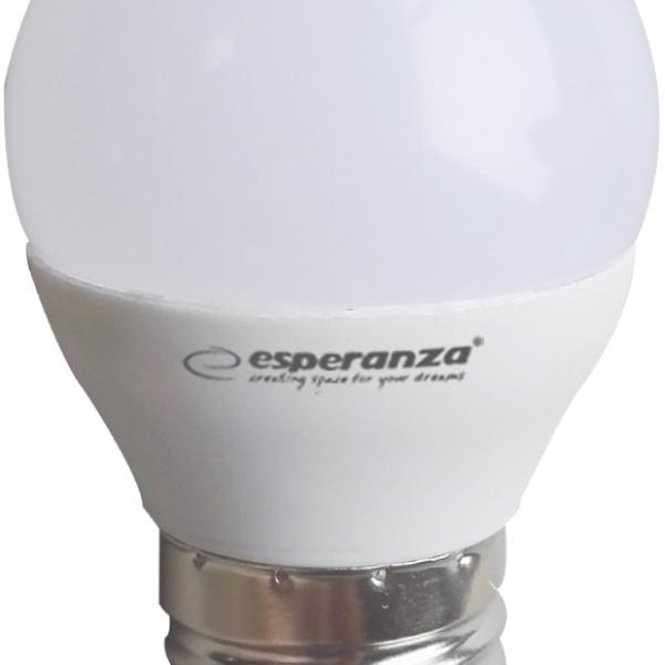 Lâmpada LED G45 E27 6W Branco Q. 3000K 580Lm - ESPERANZA