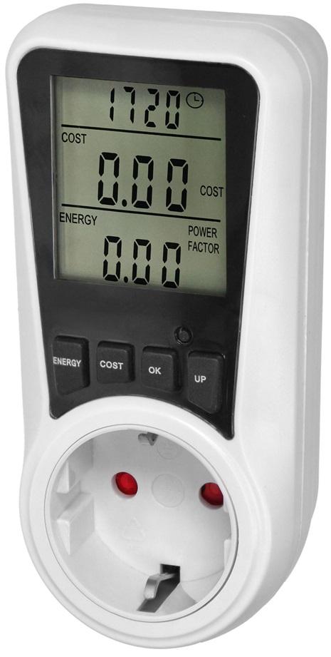 Medidor Digital de Custos de Energia Dupla Tarifa (3680W) - VIRONE