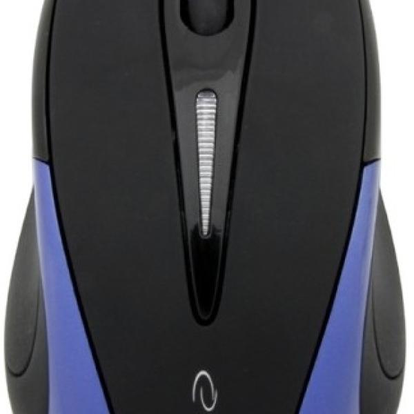 Rato Óptico USB SIRIUS 3D 1000DPI (Preto/Azul) - ESPERANZA