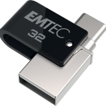 Pen Drive Emtec Dual T260 Usb3.2 + Type - C 32Gb