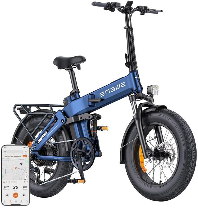 Bicicleta Elétrica PRO 3.0 BOOST 250W 20 (Azul) - ENGWE