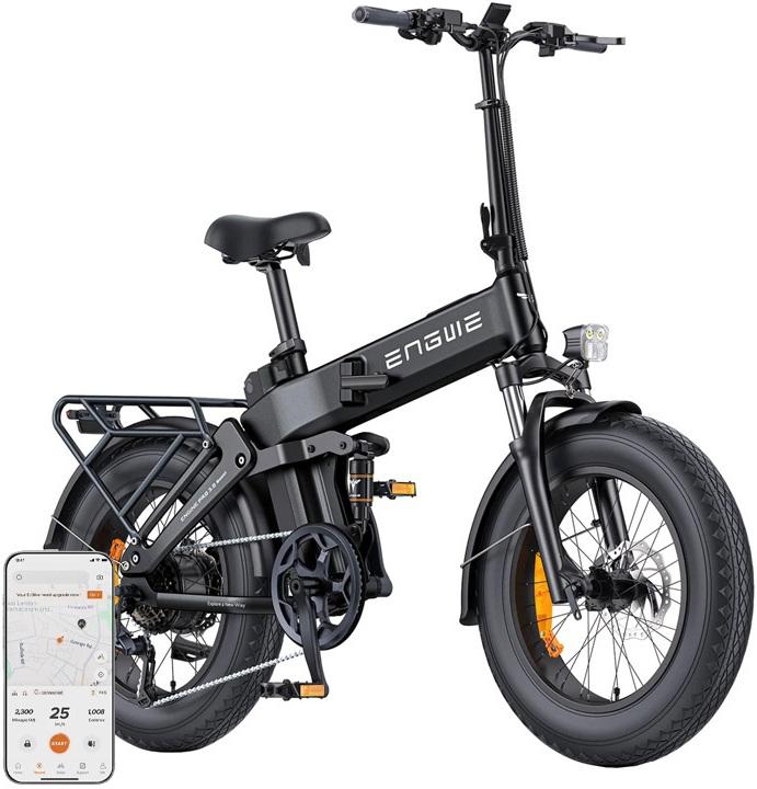 Bicicleta Elétrica PRO 3.0 BOOST 250W 20 (Preto) - ENGWE