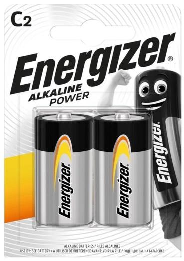 Blister 2 Pilhas Alcalinas 1,5V C / LR14 - ENERGIZER