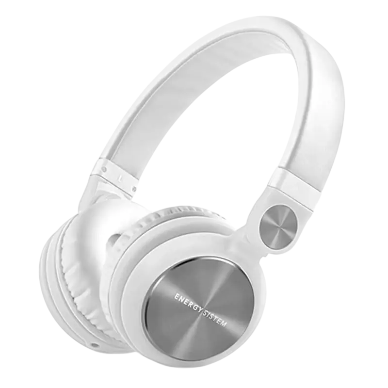 Auscultadores DJ2 c/ Fios e Microfone (Branco) - ENERGY SISTEM
